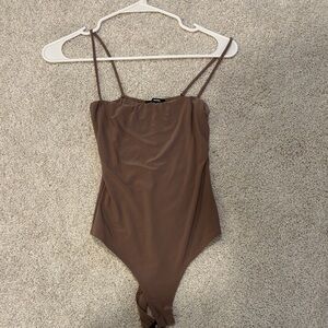 Fashion Nova Brown Bodysuit